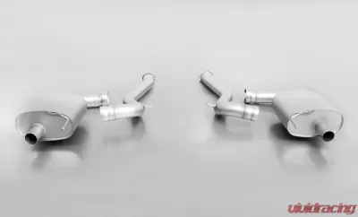 Remus Stainless Steel Racing Exhaust Left and Right Tips Ford Mustang 2015-2022 - 206815 0500LR