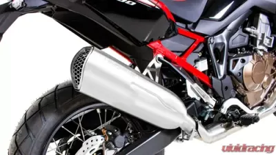 Remus Slip On NXT Exhaust System With Removable Sound Instert Stainless Steel Matt Honda CRF1100L Africa Twin 2016-2020 - 94583 100565