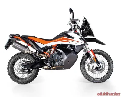 Remus Black Hawk Racing Black Stainless Steel Slip-On Exhaust EC-Approval KTM 790 Adventure | Adventure R 19-20 - 64783 655219