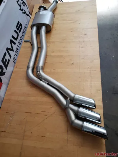 Remus Racing Catback Exhaust Triple Side Exit Tips Ford Raptor EcoBoost 2017-2025 - 209018 5518