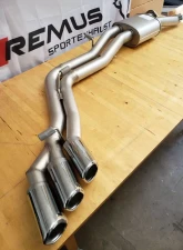 Remus Racing Catback Exhaust Triple Side Exit Tips Ford Raptor EcoBoost 2017-2025                                     - 209018 5518 - Image 4