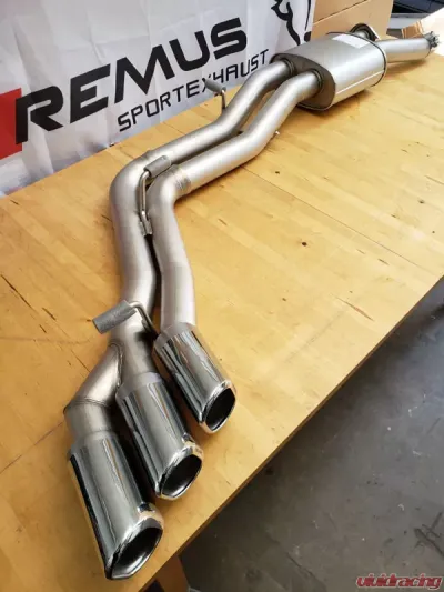 Remus Racing Catback Exhaust Triple Side Exit Tips Ford Raptor EcoBoost 2017-2025 - 209018 5518