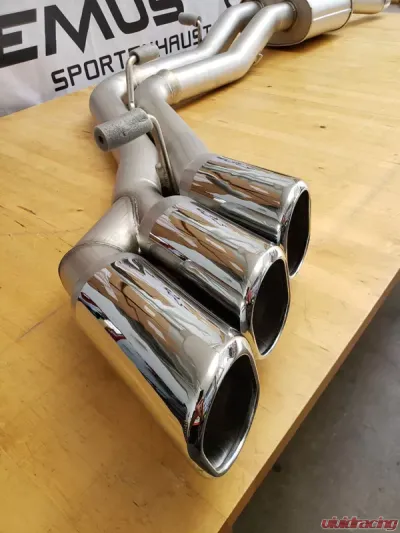 Remus Racing Catback Exhaust Triple Side Exit Tips Ford Raptor EcoBoost 2017-2025 - 209018 5518