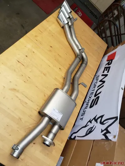 Remus Racing Catback Exhaust Triple Side Exit Tips Ford Raptor EcoBoost 2017-2025 - 209018 5518