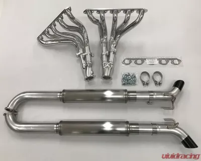 Belanger Headers & Race system w/ Black Tailpipes Dodge Viper SRT Coupe/ACR 13-17 - 5569ACRB