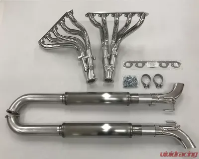 Belanger Headers & Race system w/ Silver Tailpipes Dodge Viper SRT Coupe/GTS 13-17 - 5569GTSS