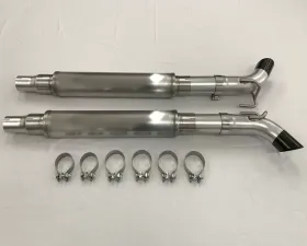 Belanger 2 1/2 inch Catback w/ Black Tailpipes  Dodge Viper SRT Coupe/ACR 13-17