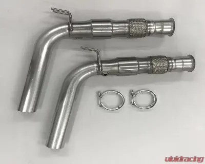 Belanger 3 inch Mid Pipes w/ Cats | Flex Pipes and Brackets manifold Dodge Viper SRT Roadster | Coupe/ACR 03-06 - 3710-3in