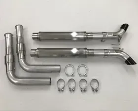 Belanger Mids w/ Cats manifold and Catback w/ Black Tailpipes Dodge Viper SRT Coupe/ACR 13-17