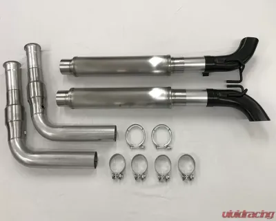 Belanger Mids w/ Cats manifold and Catback w/ Black Tailpipes Dodge Viper SRT Coupe/GTS 13-17 - 5720GTSB