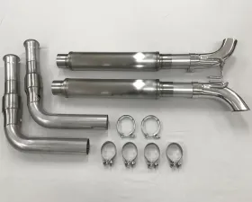 Belanger Mids w/ Cats manifold and Catback w/ Silver Tailpipes Dodge Viper SRT Coupe/GTS 13-17