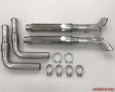 Belanger Mids w/ Cats manifold and Catback w/ Silver Tailpipes Dodge Viper SRT Coupe/GTS 13-17 - 5720GTSS