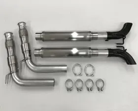 Belanger Mids w/ Cats | Flex Pipes and Brackets- manifold and Catback w/ Black Tailpipes Dodge Viper SRT Coupe/GTS 13-17