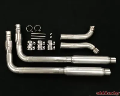 Belanger Side Pipe exhaust w/ Mid Pipes and Cats manifold Dodge Viper RT-10 Roadster 92-02 - 5730