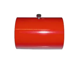 BMC Aluminum Connector Pipe w/Threaded Support Pin 80mm Diameter / 100mm Length (1.5mm Thickness)