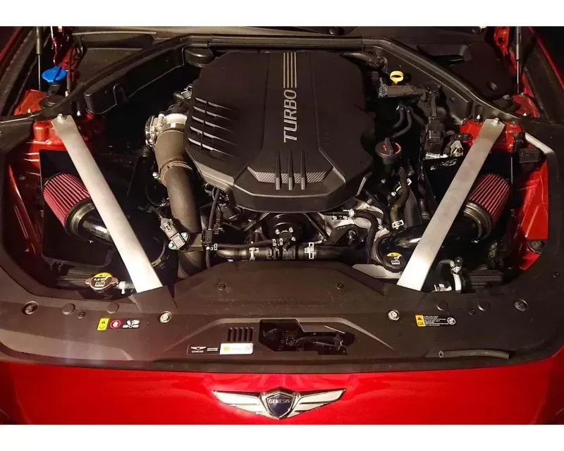 Burger Motorsports Performance Dual Intake w/ Filter & Mounts Kia Stinger | Genesis G70 2018-2023 - BMS-GENSIS-DUAL