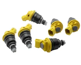 Deatschwerks Set of 6 950cc Side Feed Fuel Injectors Nissan Skyline R33 1995-1998