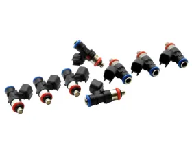 Deatschwerks Set of 8 42lb Fuel Injectors 440cc/min with Bosch EV14 Chevrolet Camaro SS 6.2L LS3 | LS99 2010-2015
