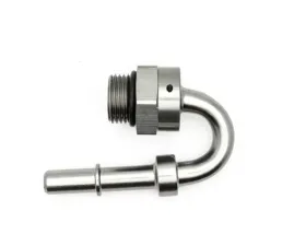 DeatschWerks 180-Deg. 8AN ORB to 3/8 Inch EFI Quick Connect Adapter