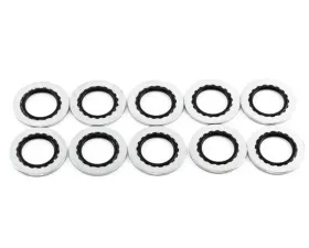 DeatschWerks 10AN Rubber and Metal Crush Washer (Pack Of 10)
