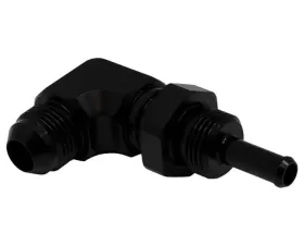 DeatschWerks 90-Deg. 8AN to 5/16 in Barb Bulkhead