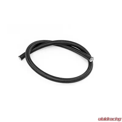DeatschWerks 3 ft, 6AN Black Nylon Braided PTFE Hose - 6-02-0864-3