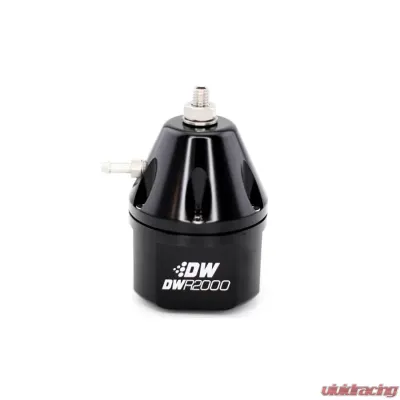 DeatschWerks DWR2000 Adjustable Fuel Pressure Regulator - Black - 6-2000-FRB