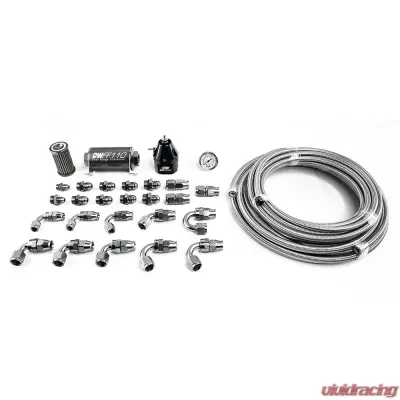DeatschWerks X2 Series Pump Module -8AN PTFE Plumbing Kit Ford Mustang 2011-2019 - 6-604