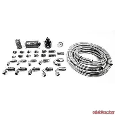 DeatschWerks X2 Series Pump Module -10AN CPE Plumbing Kit Ford Mustang 2011-2019 - 6-605