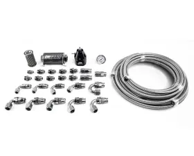 DeatschWerks X2 Series Pump Module -10AN PTFE Plumbing Kit Ford Mustang 2011-2019