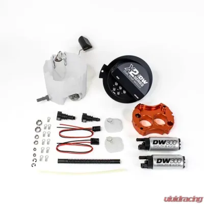 DeatschWerks X2 Series Fuel Pump Module with 2 DW300s Chevrolet Camaro LS 3.7 V6/SS LS3 6.2 2010-2015 - 9-301-7002