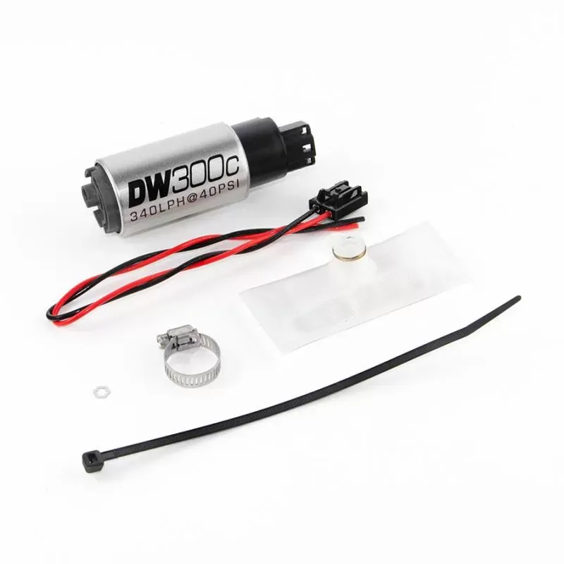 DeatschWerks 340lph compact fuel pump w/ 9-1030 Install Kit BMW - 9-307-1030