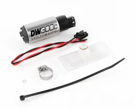 DeatschWerks 340lph compact fuel pump w/ 9-1030 Install Kit BMW