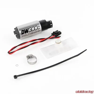 DeatschWerks 340lph compact fuel pump w/ 9-1030 Install Kit BMW - 9-307-1030