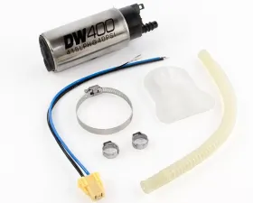 DeatschWerks 415lph Compact Fuel Pump w/ 9-1052 Install Kit BMW