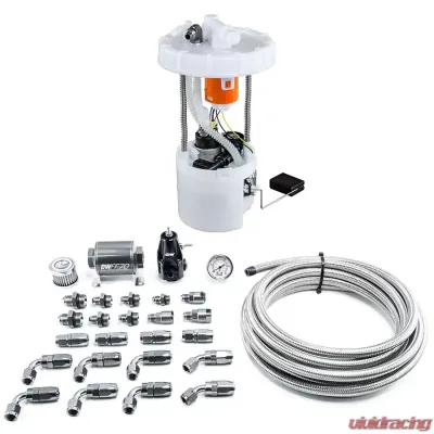DeatschWerks DW400 Pump Module + Return Kit SS CPE for 8th Gen Honda Civic Si K20 | Honda Civic 2.0L 4-Cyl 2006-2011 - 9-401-607-7041