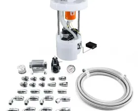 DeatschWerks DW400 Pump Module + Return Kit SS PTFE for 8th Gen Honda Civic Si K20 | Honda Civic 2.0L 4-Cyl 2006-2011