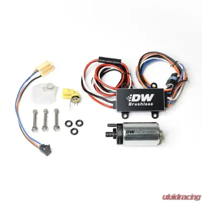 DeatschWerks 440lph in-tank brushless fuel pump w/ 9-0912 install kit + C102 Controller Ford - 9-441-C102-0912