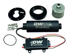 DeatschWerks In-Tank Pump Adapter + DW650iL Brushless 650lph Fuel Pump for 3.5L Surge Tank