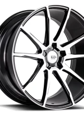 Savini di Forza Machined Black with Black Lip BM12 Wheel 20x8.5 5x127 | 5x5 40mm                                     - BM12-20085527M4079 - Image 2