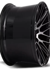 Savini di Forza Gloss Black with Double Dark Tint BM13 Wheel 22x10.5 5x112 20mm                                     - BM13-22105512D2079 - Image 2