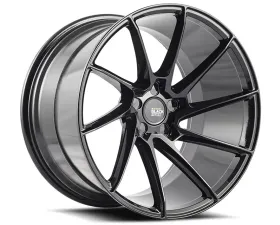 Savini Gloss Black BM15 Left and Right Wheel Set of 4 19x9.5 5x114.3 25mm Infiniti G35 CLEARANCE