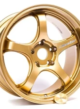 Weds RN-05M Wheel Set WedsSport 18x9.5 5x120 36mm Samurai Gold Honda Civic Type-R  FK8 | FL5 2018+                                     - RN05M1895365120SG-Civic - Image 4