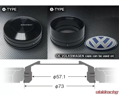 Weds Wheels TC105X Wheel Cap 5x120 - TC105X-5X120-CAP