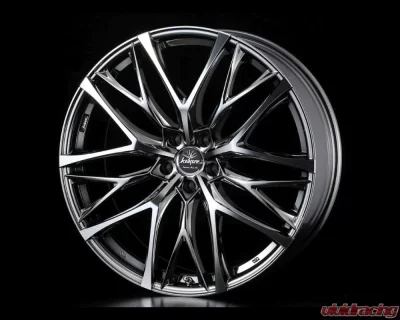 Weds Kranze Weaval 100 EVO Wheel 22x9 5x114.3 35mm SBC Polish - WEAVALEVO22x95x114.335