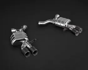 Capristo Exhaust Valved Exhaust System, Mid-Pipes, Post-Cat Pipes w/Remote F06 F12 F13 BMW M6 2013-2019