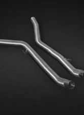 Capristo Exhaust Valved Exhaust System Mid-Pipes CES3 Remote Kit Carbon Fiber Tips Black BMW X5M F15 | X6M F16 2014-2013                                     - 02BM10203006-B - Image 4