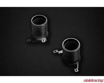 Capristo Exhaust Carbon Fiber Exhaust Tips Lamborghini Huracan EVO 2019+ - 02LA08203035