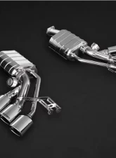 Capristo Exhaust Valved Triple Mufflers w/CES-3 w/ECE W463 5.5L V8 BiTurbo Mercedes G500 2013-2018 | Mercedes G63 AMG 12-21 Valved Triple Mufflers w/CES-3 w/ECE                                     - 02MB08503012 - Image 3
