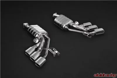 Capristo Exhaust Valved Triple Mufflers w/CES-3 w/ECE W463 5.5L V8 BiTurbo Mercedes G500 2013-2018 | Mercedes G63 AMG 12-21 Valved Triple Mufflers w/CES-3 w/ECE - 02MB08503012